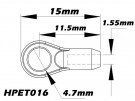 4.7mm , M1.8 Ball Link x6 for HPTB002 , HPTB010