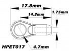 4.7mm , M2.0 Ball Link x6 for HPTB011,012,13, HPAT50004 ,AT55003