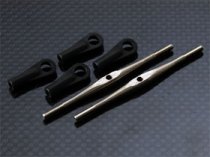 Titanium Turnbuckles (M2.5 x 61mm)- 2 pcs Trex 550 FBL