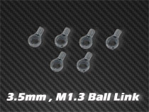 3.5mm , M1.3 Ball Link x6 for HPTB001 , HPTB009 3.5mm , M1.3 Ball Link x6 for HPTB001 , HPTB009