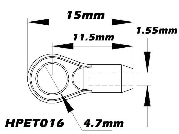 4.7mm , M1.8 Ball Link x6 for HPTB002 , HPTB010 - Click Image to Close