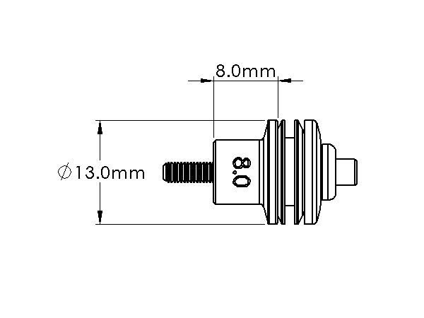 Quick Change Canopy Mount (8.0mm) Goblin 500 (2 pcs) - Click Image to Close