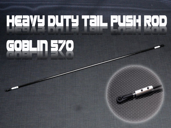 Heavy Duty Tail Push Rod -Goblin 570 - Click Image to Close