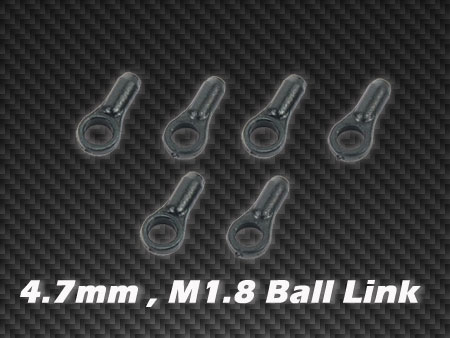 4.7mm , M1.8 Ball Link x6 for HPTB002 , HPTB010 - Click Image to Close
