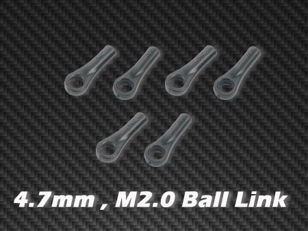 4.7mm , M2.0 Ball Link x6 for HPTB011,012,13, HPAT50004 ,AT55003 - Click Image to Close