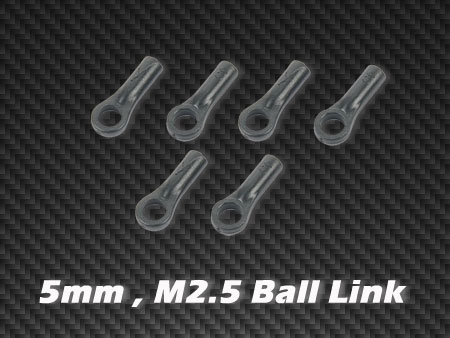 5mm , M2.5 Ball Link x6 for HPTB004 , HPTB004-V2 , HPTB005 ,008 - Click Image to Close