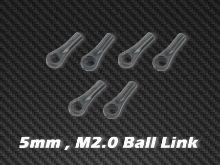 5mm , M2.0 Ball Link x6 for HPTB014 - Click Image to Close